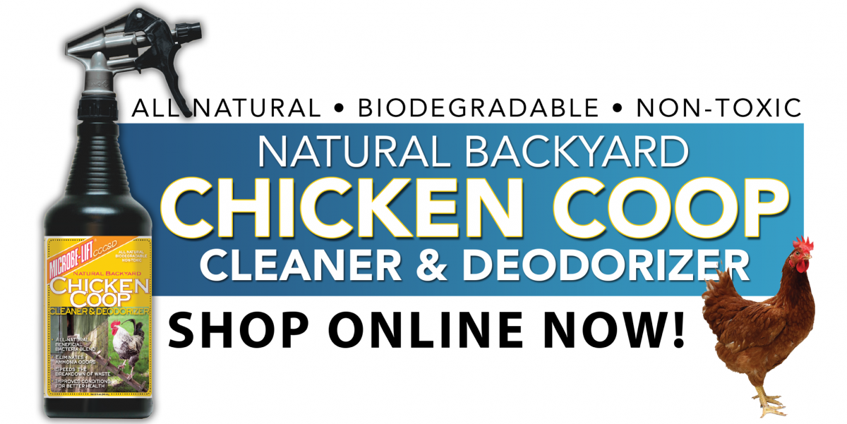 Natural Backyard Chicken Coop Cleaner & Deodorizer MicrobeLift